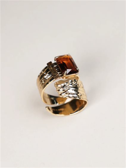 Anillo Rebecca Mujer Woodish in Bronce Cristallo artificiale BODAOM01 - BODAOM01